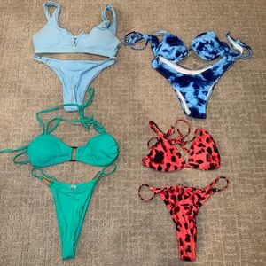Lot of 4 shein bikinis